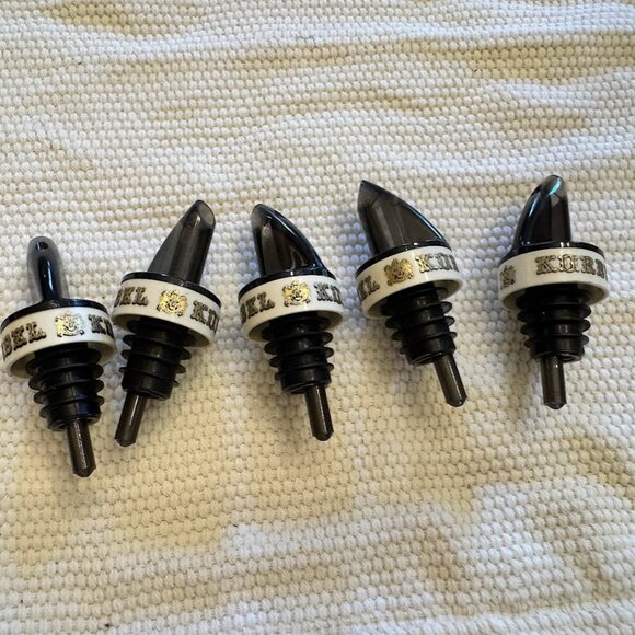 Korbel Liquor Pour Spouts Set of 5 - Picture 1 of 3